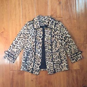 Animal Print Blazer